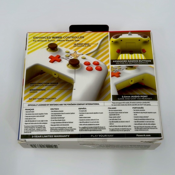 Nintendo Switch Pokémon Enhanced Wired Controller - Picture 2 of 2